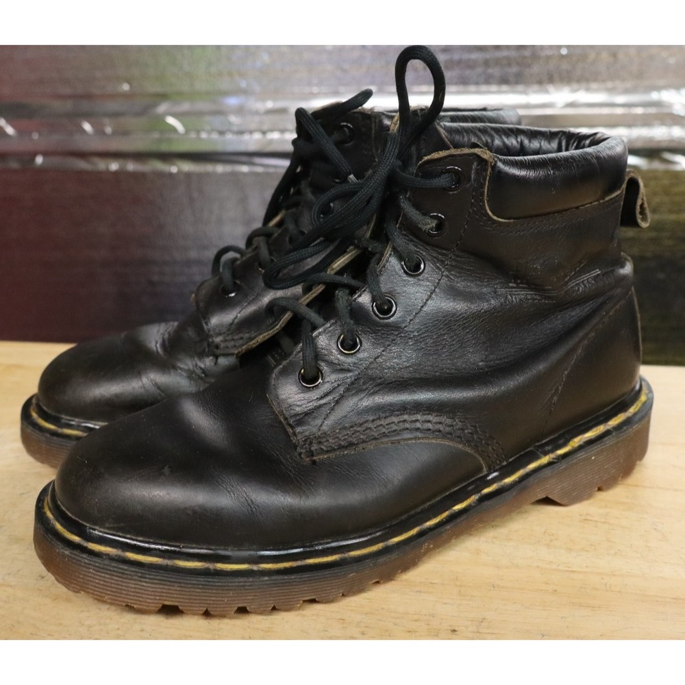 Dr. Martens 1460 Women's Leather‎ Boots Black Size 8 - Picture 4 of 13